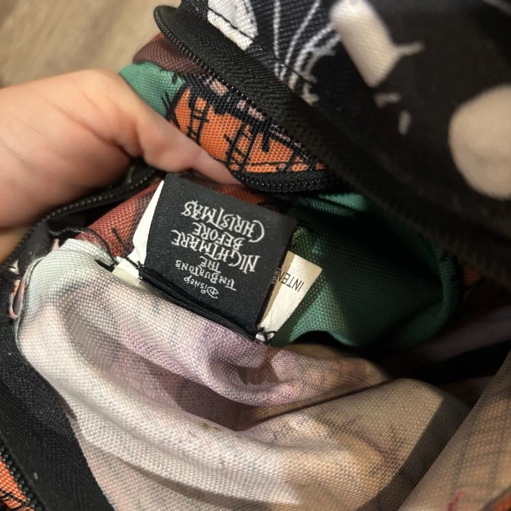 Y2K Disney Tim Burton Nightmare Before Christmas Flip Pak Reversible Backpack